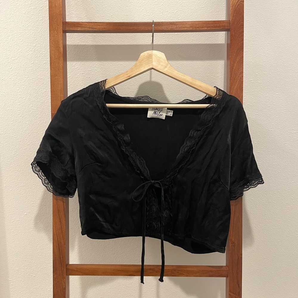 Princess Polly Front Tie Crop Top